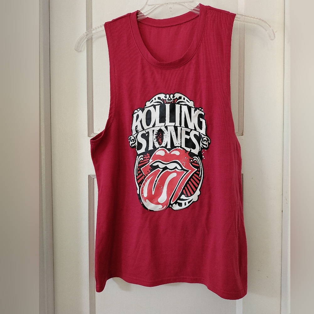 Rolling Stones Sleeveless tee NWOT
